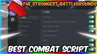 Roblox The Strongest Battlegrounds Script / Hack 👊 (Auto Skill, Auto Aim, Safe Place) *PASTEBIN*