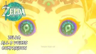 The Legend of Zelda: Tears of the Kingdom - Zelda: Link! Protect Them All! All 9 Voices Comparison