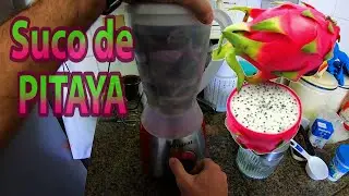 Fazendo 🥤 suco de Pitaya 🥭