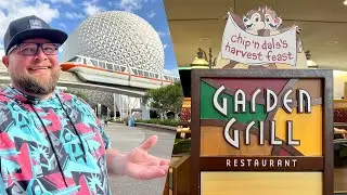EPCOT: Eating At Garden Grill & Living With The Land | The BEST Character Interactions: Disney World