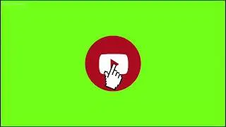 Green screen animation subscribe button free download link green screen effect download