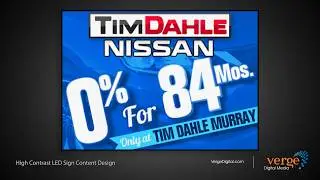 LED Sign Content Design Samples
