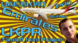 [FLIGHT] Takeoff from Prague (LKPR) - PMDG 777