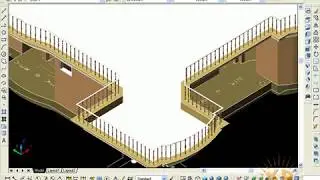 Lesson 93: Spiral Staircase 3D with Handrail, rail and posts in AutoCAD