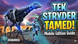 Teaming tek stryder in Genesis 2 | ARK ULTIMATE MOBILE EDITION 