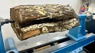 Woodturning - Rotten Hawthorn Surprise