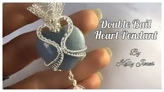 Double Bail Heart Pendant Tutorial.