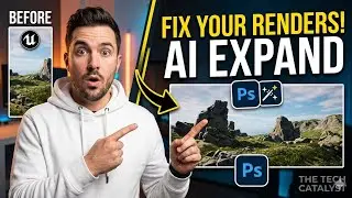 Stop Rendering Wide! Use Photoshop AI to Expand Your 3D Scenes