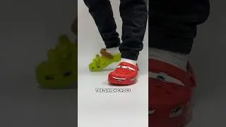 Shrek vs Lightning McQueen Crocs⚡️
