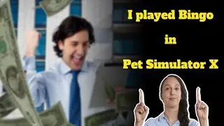 I played Bingo in Pet Simulator X Roblox