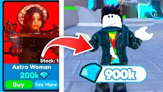 I Found ASTRO WOMAN For 200K GEMS 😱 Toilet Tower Defense | ROBLOX
