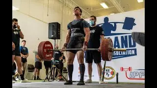 James Schofield @TheAestheticPowerlifter 275kg/606lbs Deadlift for the win Auckland Champs 2022
