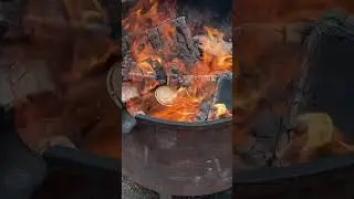 Do not put unopened canned food in fire    #diy #funny #
