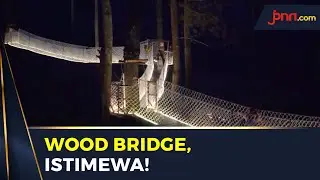 Belum Wisata ke Bandung Kalau Nggak Foto di Wood Bridge Orchid Forest Cikole
