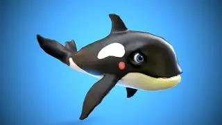 Cartoon Orca