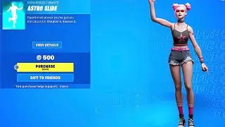 ASTRO SLIDE: Fortnite Emote Animation (8k)