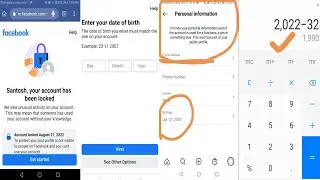 How to date of birth facebook locked account watch #facebook #account working tricks #date of birth.
