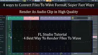 FL Studio's BEST Kept Secret for Rendering Audio Files REVEALED