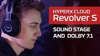Функции звуковой сцены и звука Dolby Surround 7.1 гарнитуры HyperX Cloud Revolver S