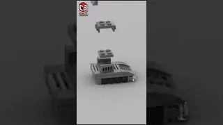 LEGO Mini Tank 8 Satisfying Building Animation 