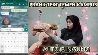 Prank TEXT Temen Malah Baper