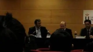 Miguel Ángel Villanueva da una conferencia en la URJC