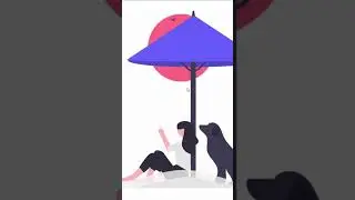 Simple Beach SVG Animation For Front End Design (Web & App Development)