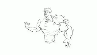 A cake - Muscle growth sequence