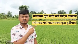 नेपालमा युवा जति सबै विदेश पलायन - मरीमराउ पर्दा गाऊ-घरमा बुडा बुडीमात्र