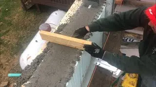 Main level icf pour 