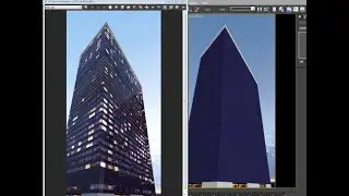 Glass windows V-Ray 3ds Max