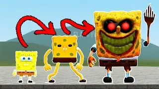 NEW EVOLUTION OF SPONGEBOB EXE In Garry's Mod! 🎮