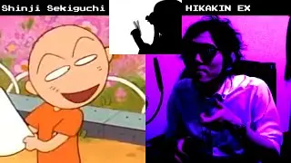 関口しんじ VS メタキン ボイパ対決 Bad Apple!!