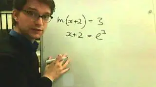 Logarithms 3 Solving equations