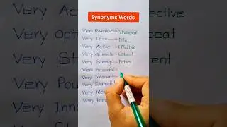 Synonyms words || Same Meaning Words 