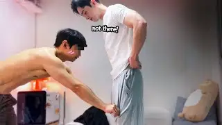 Take off pants. Let me check