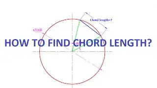 To Find Chord Length_Pipe Rolling calculation_formula