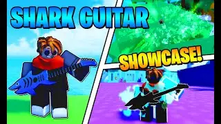 SHOWCASE DA NOVA SHARK GUITAR NO ONE FRUIT SIMULATOR - ROBLOX