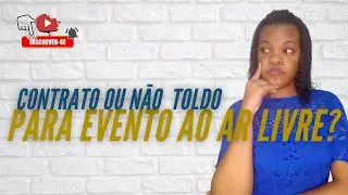 Devo ou não contratar toldo para o meu evento ao ar livre?