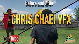 Chris Chaei VFX - Before and After CGI + Realife Rotobrush 2 Test