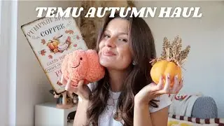 *HUGE* TEMU AUTUMN HAUL | AFFORDABLE HOME DECOR HAUL | TEMU FALL HOME DECOR HAUL