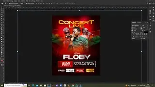 CONCEPTION D'AFFICHE DE CONCERT DE A-Z