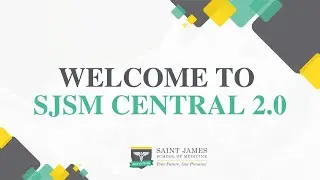 Welcome to SJSM Central 2.0