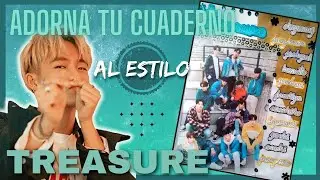 🌼 ADORNA LA PORTADA DE TU CUADERNO AL ESTILO TREASURE 💎