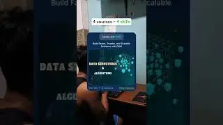4 courses = 4 skills 