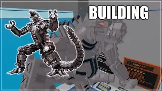 [Roblox BND] Building Mecha Godzilla (part 10), come chat while I build!