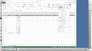How to Change the Color of a Row Using Excel 2013