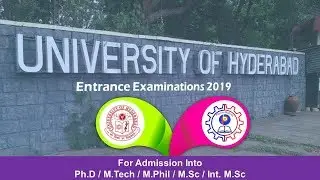 Central University of Hyderabad Entrance Examination 2019 Notification