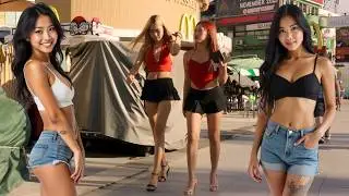 Tropical Paradise in Pattaya: Palm Trees, Ocean Breeze & Beautiful Girls