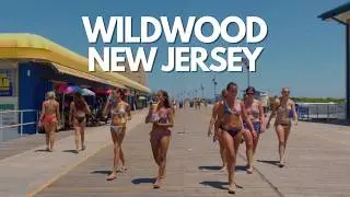 Walking the WIldwood Boardwalk 4th of July 2026